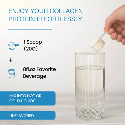 Collagen Peptides Unflavored Powder, Trial Pack