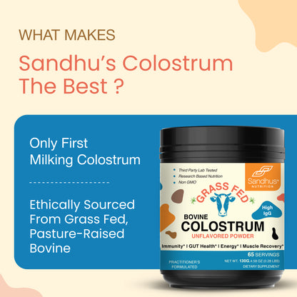 Bovine Colostrum Powder – Cow’s Nutrient-Rich “First Milk” with High IgG