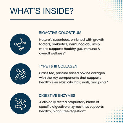 Colostrum with Collagen & Digestive Enzymes  Powder
