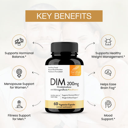 DIM with Ashwagandha and Bioperine® - Capsules 60 Ct