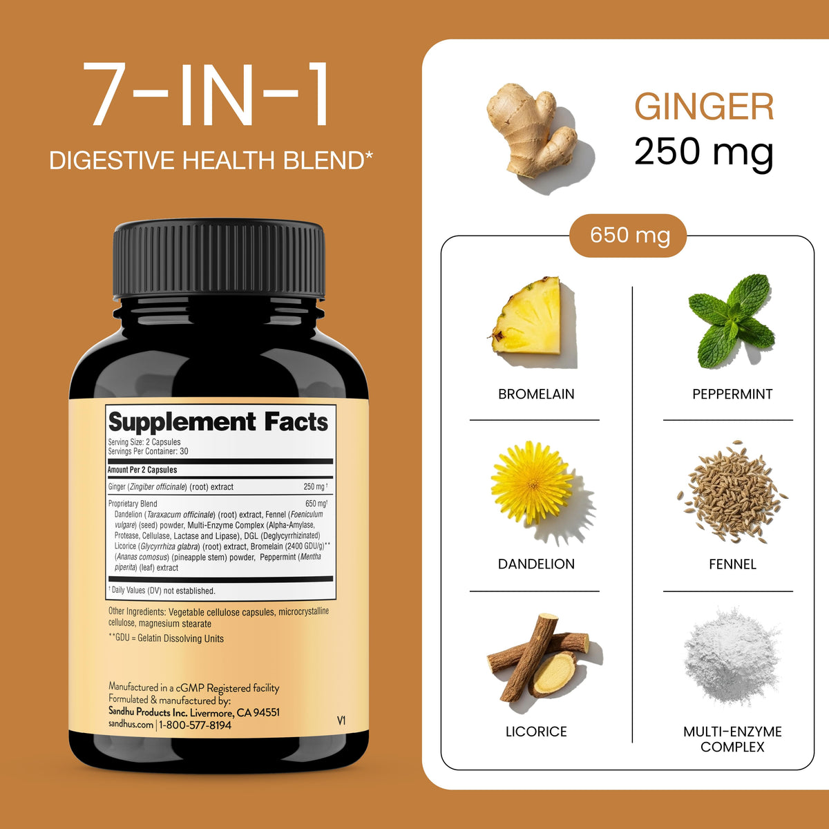 Debloat Capsules - 60 Ct