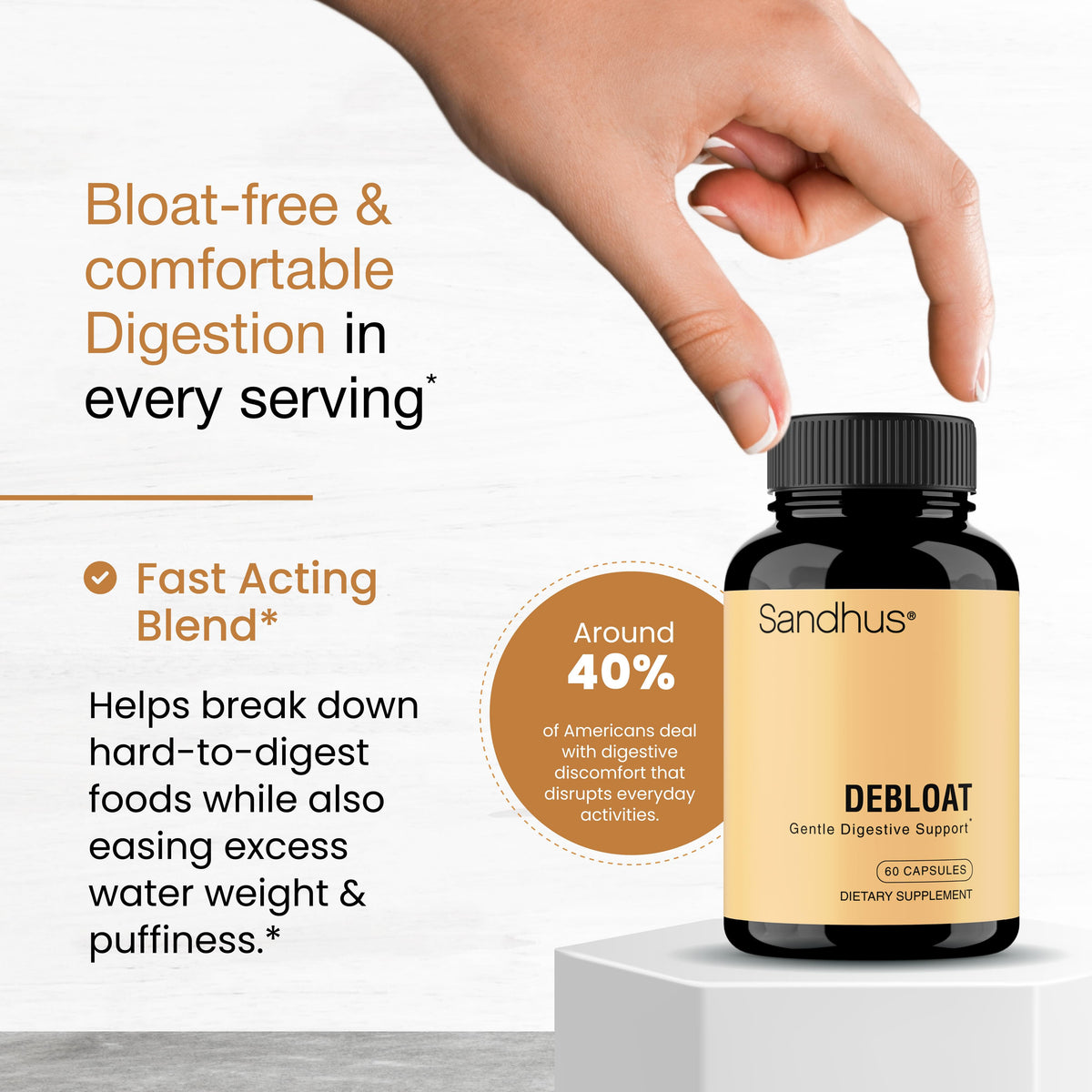Debloat Capsules - 60 Ct