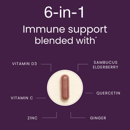 Elderberry With Vitamin D3, Quercetin, Zinc