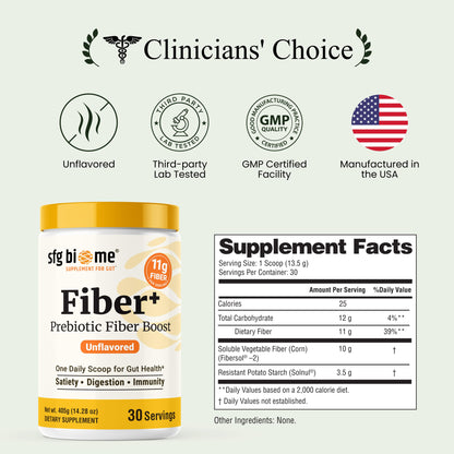 Fiber+ Prebiotic Fiber Boost