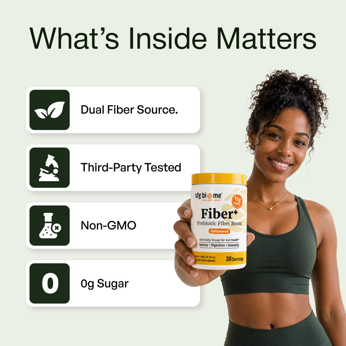 Fiber+ Prebiotic Fiber Boost