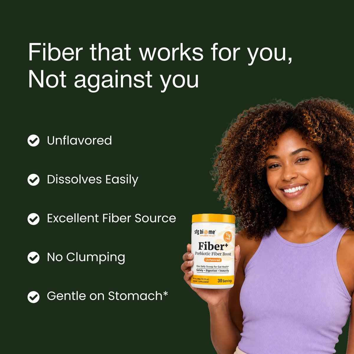 Fiber+ Prebiotic Fiber Boost