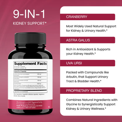 Kidney Support with Glycine & Cranberry Extract