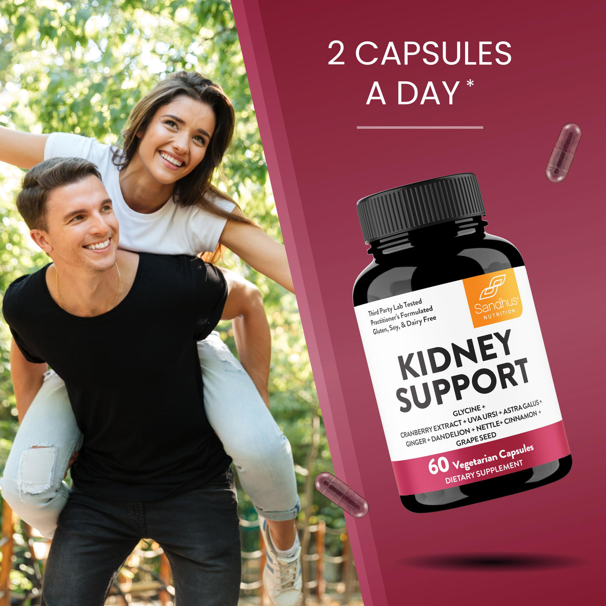 Kidney Support with Glycine & Cranberry Extract