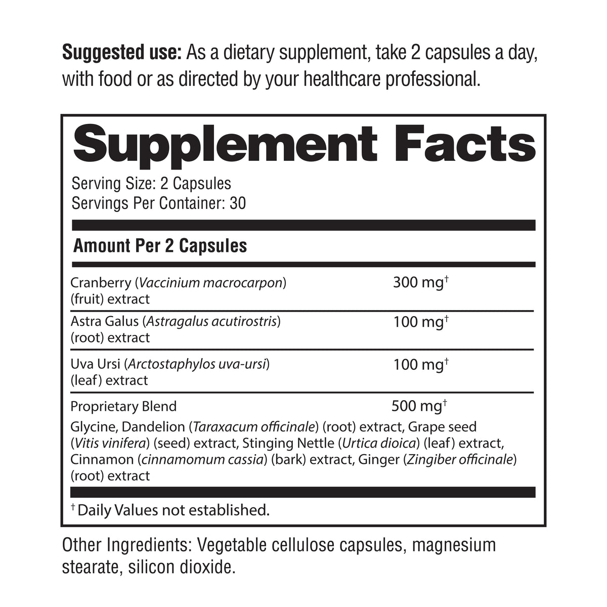 Kidney Support with Glycine & Cranberry Extract