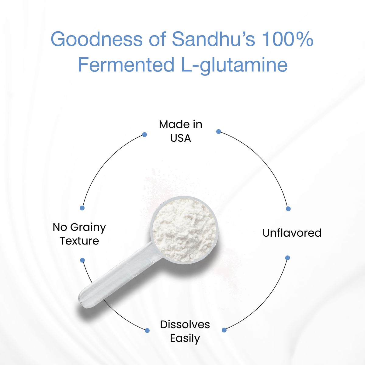 L-Glutamine Unflavored Powder, 100 Servings