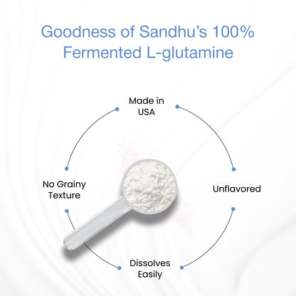 L-Glutamine Unflavored Powder, 100 Servings