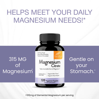 Magnesium Citrate - Capsules 120 Ct