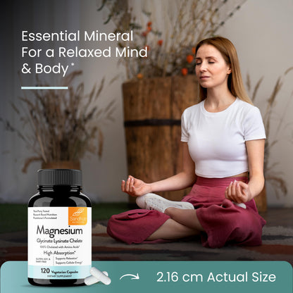 Magnesium Glycinate Lysinate - Capsules 120 Ct