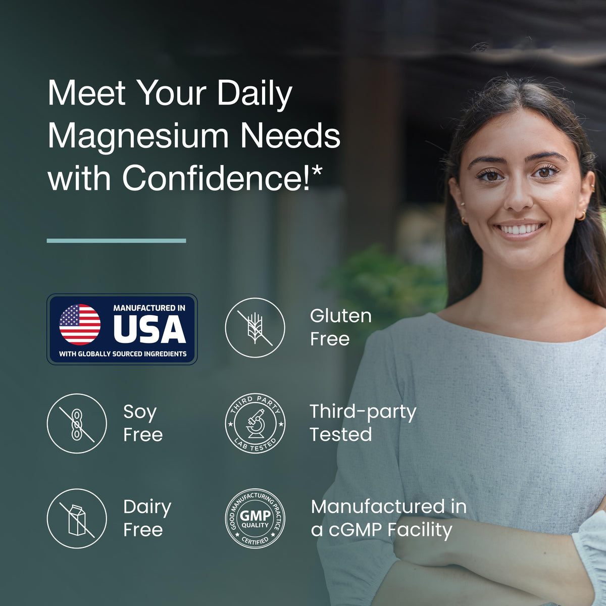 Magnesium Glycinate Lysinate - Capsules 120 Ct