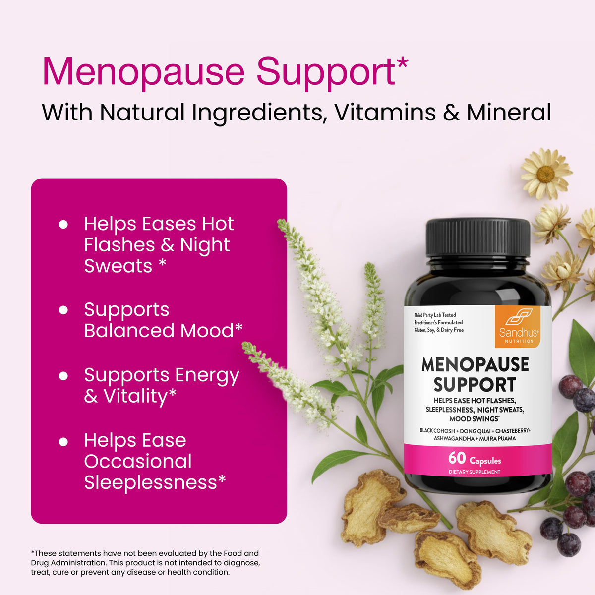 Menopause Support Capsules - 60 Ct