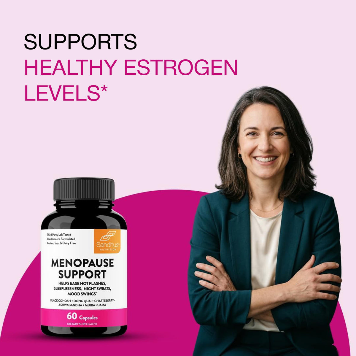 Menopause Support Capsules - 60 Ct