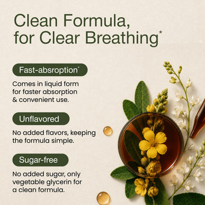 Mullein Leaf Extract with Quercetin Liquid Drops
