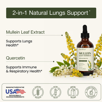 Mullein Leaf Extract with Quercetin Liquid Drops