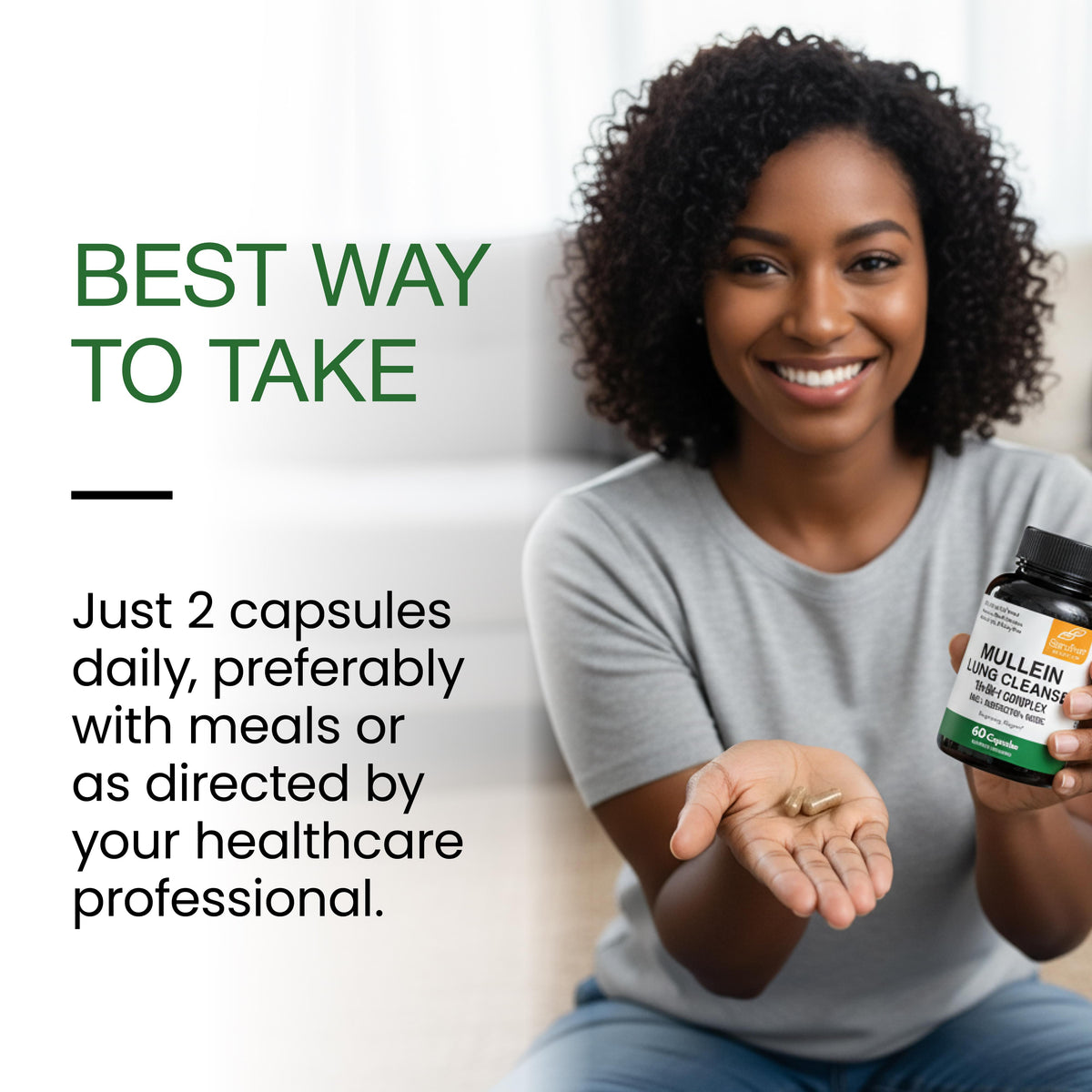 Mullein Lung Cleanse Capsule - 60 Ct