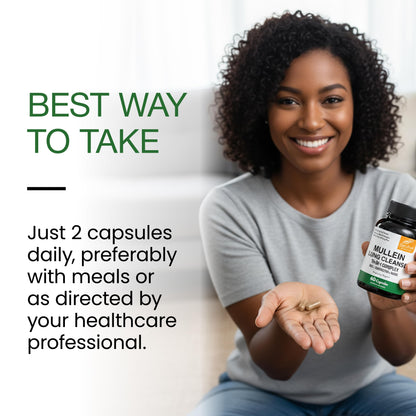 Mullein Lung Cleanse Capsule - 60 Ct