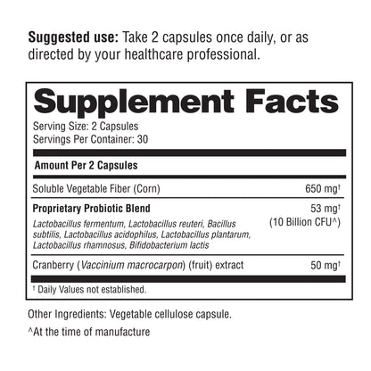 Vaginal Probiotic Capsules – 60 Ct
