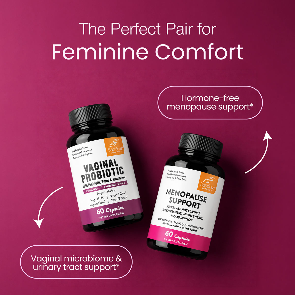 Vaginal Probiotic Capsules – 60 Ct