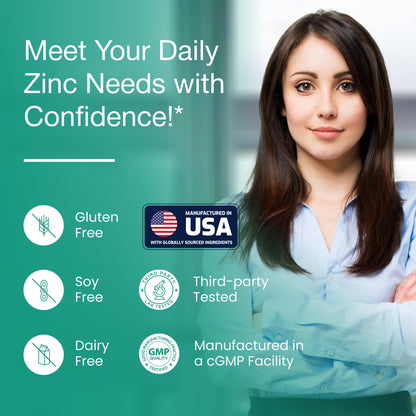 Zinc 30 mg - Capsules 120 Ct
