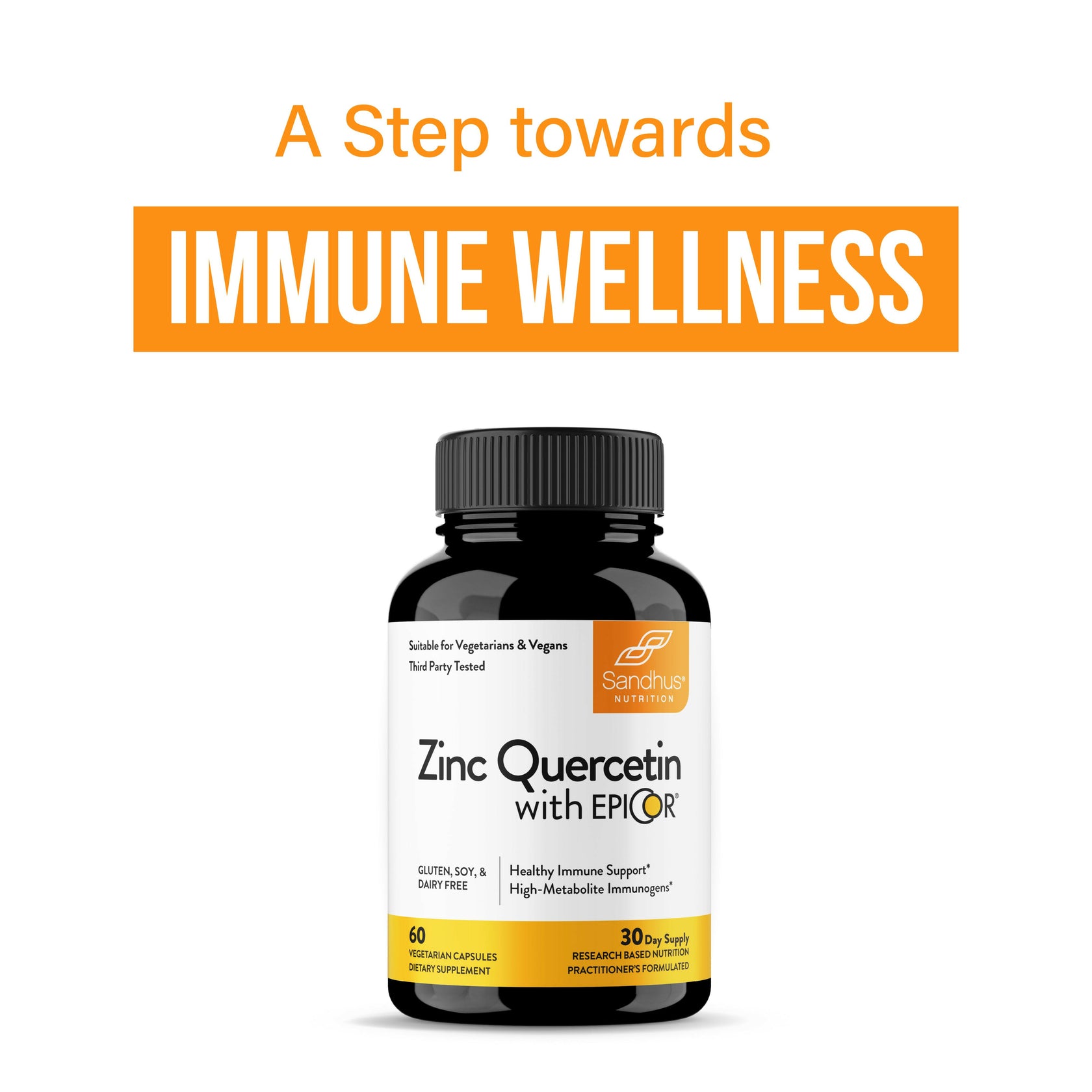 Buy Zinc Quercetin with Epicor Sandhus Sandhus Nutrition